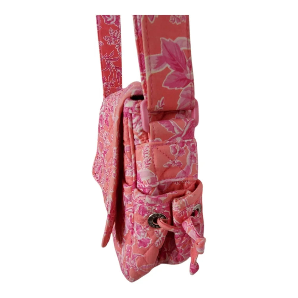 Vera Bradley Hope toile 2pc set coral paisley shoulder cottogecore bag - Picture 4 of 10